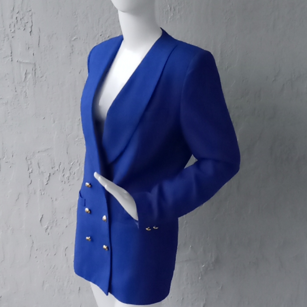 Claudia Barnes Classic Double-Breasted Blazer